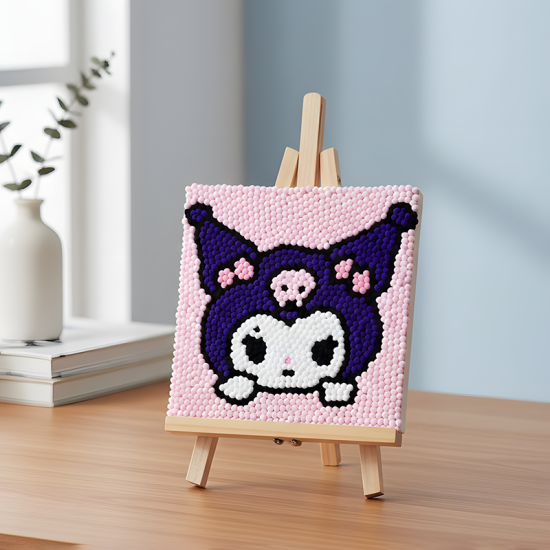 Pompom Ball Mosaic Art